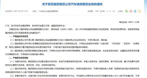 广东省金融局 融资租赁公司不得在宣传中使用 以租代购 等模糊字样