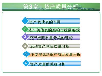第三章资产质量分析解析.ppt